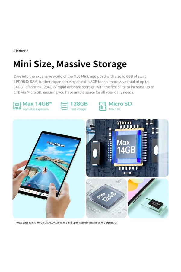 TECLAST tablet M50 Mini, 8.7