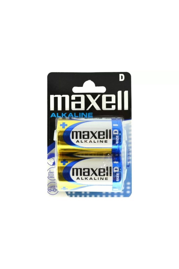 Maxell Αλκαλικές Μπαταρίες D 1.5V 2τμχ (9017590) (MAX9017590)