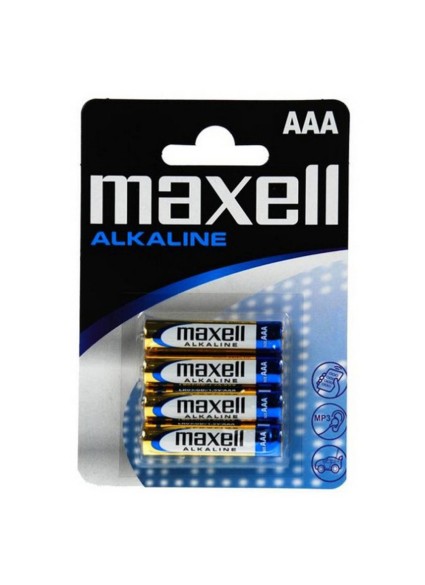 Maxell Αλκαλικές Μπαταρίες AAA 1.5V 4τμχ (9044568) (MAX9044568)