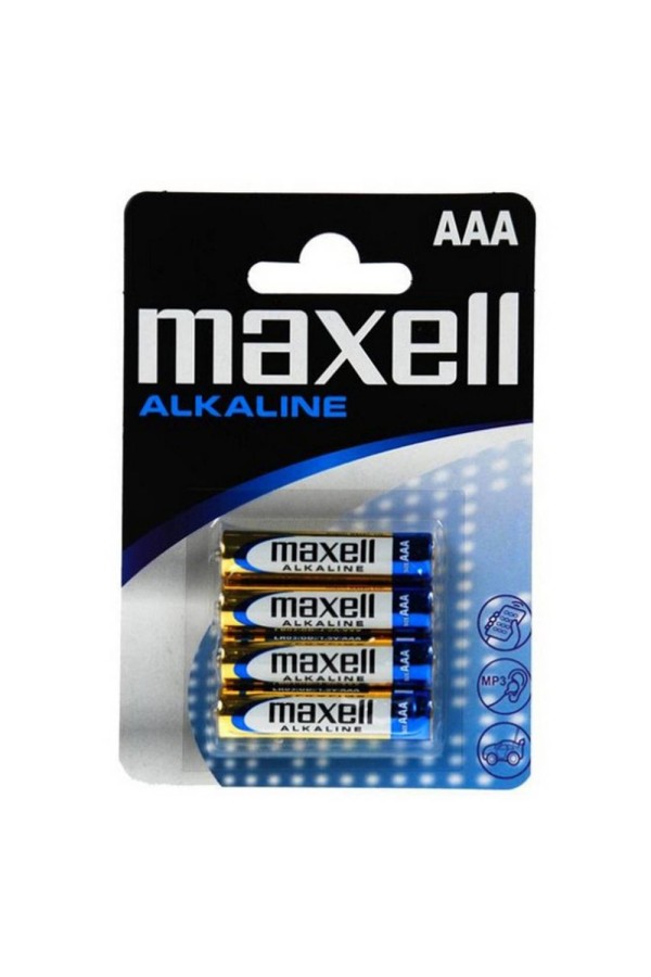 Maxell Αλκαλικές Μπαταρίες AAA 1.5V 4τμχ (9044568) (MAX9044568)