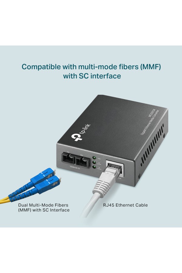 TP-LINK Gigabit Multi-Mode Media Converter MC200CM, Ver. 4.0