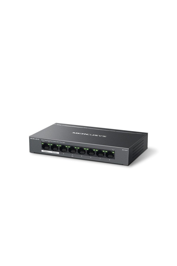 Mercusys 8-Port Gigabit Desktop Switch with 7-Port PoE+ (MS108GP) (MERMS108GP)