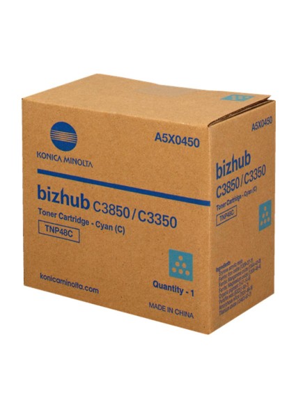 KONICA MINOLTA BIZHUB C3350/3850/FS TONER CYAN (A5X0450) (MINTNP48C)