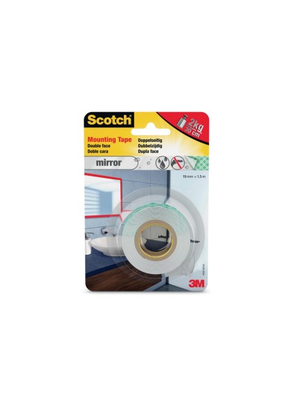 Ταινία Διπλής Όψεως 3Μ 4496W-1915-P Mirror Tape 19mmx1,5m 5kg (4496W1915P) (MMM4496W1915P)