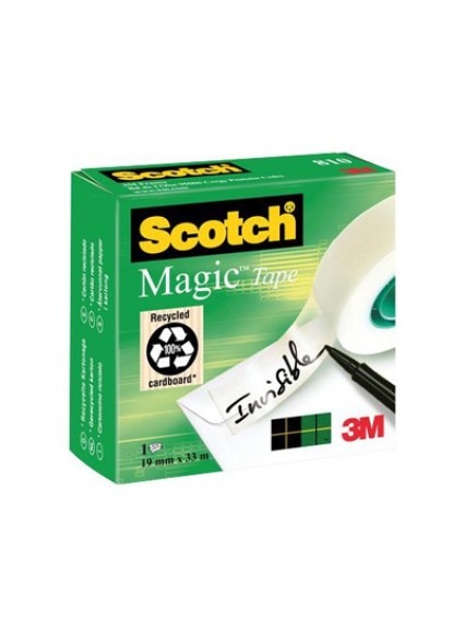 Ταινία Γενικής Χρήσης 3M Scotch Magic 19 mm x 33 m (Άσπρη) (8101933) (MMM8101933)