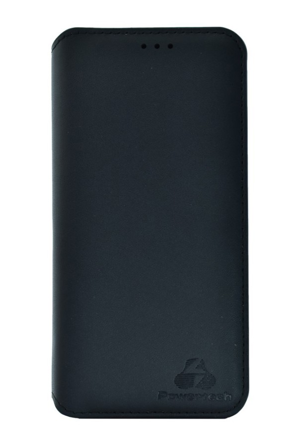 POWERTECH Θήκη Slim Leather για Samsung A5 2018, μαύρη