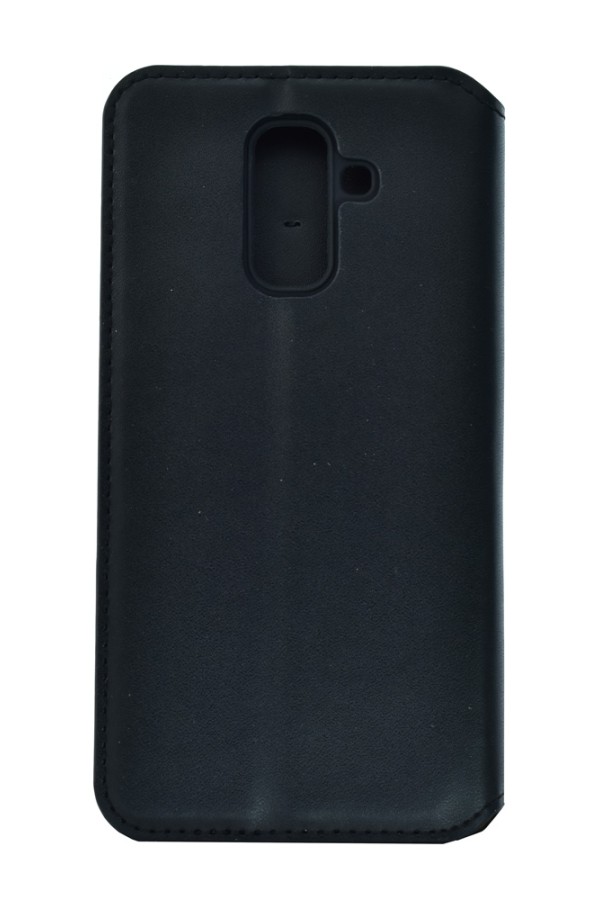 POWERTECH Θήκη Slim Leather για Samsung A6 Plus 2018, μαύρη