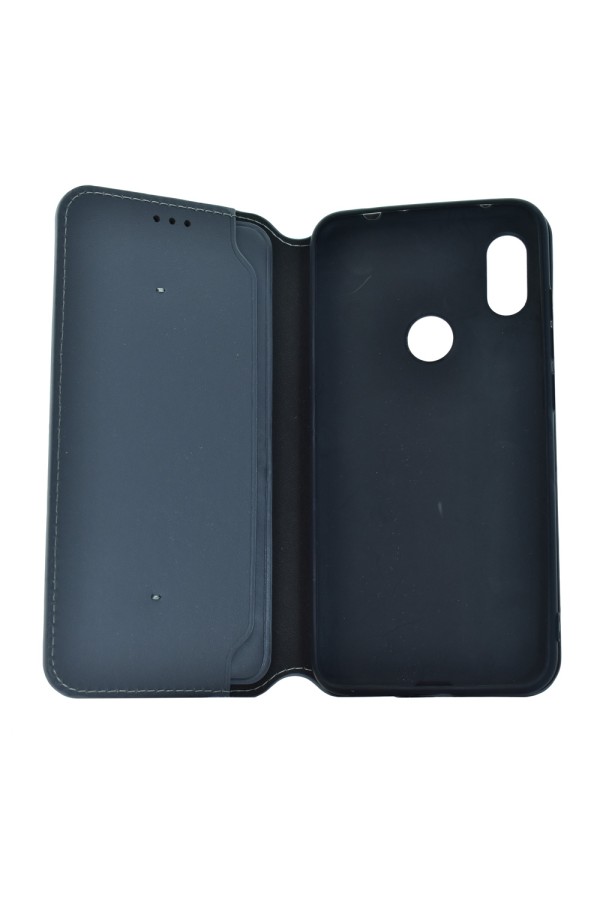 POWERTECH Θήκη Slim Leather για Xiaomi Redmi Note 6, γκρι