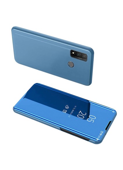 POWERTECH θήκη Clear view MOB-1516, Huawei P Smart 2020, μπλε