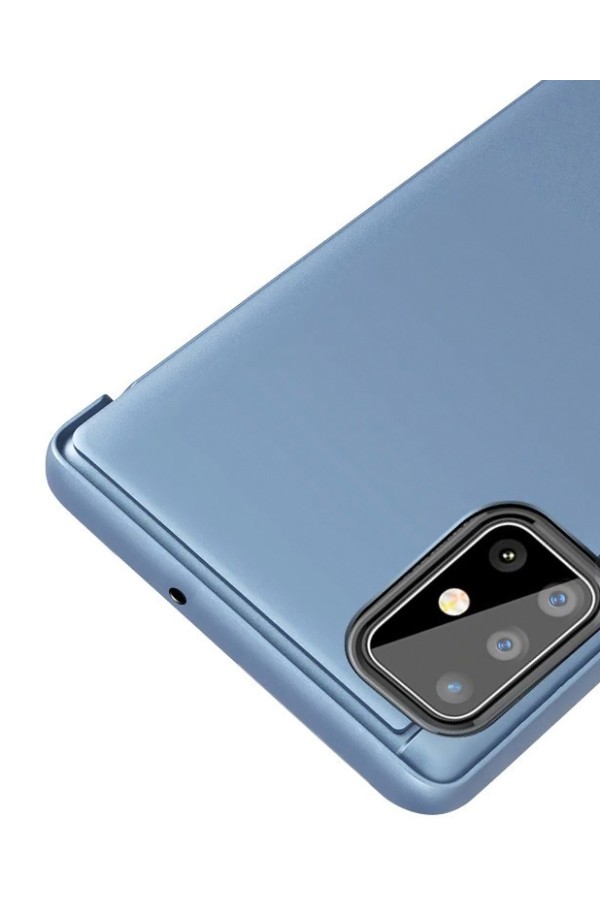 POWERTECH θήκη Clear view MOB-1516, Huawei P Smart 2020, μπλε