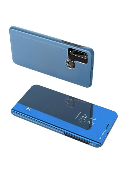 POWERTECH θήκη Clear view MOB-1518, Huawei Y6p, μπλε