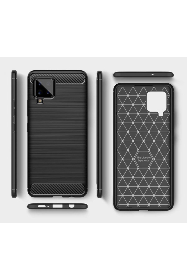 POWERTECH θήκη Carbon Flex MOB-1591 για Samsung Galaxy  A42 5G, μαύρη
