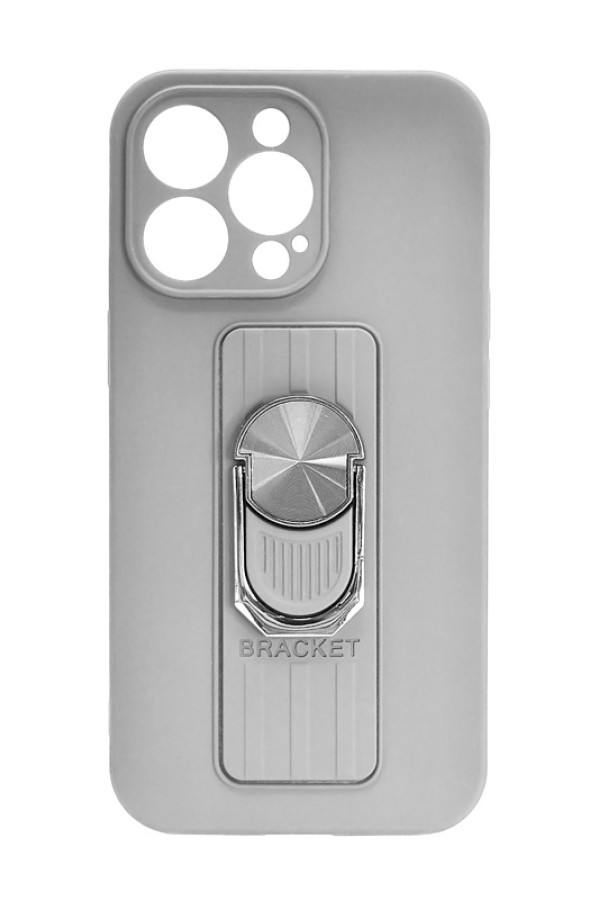 POWERTECH θήκη Ring MOB-1680 για iPhone 13 Pro, γκρι
