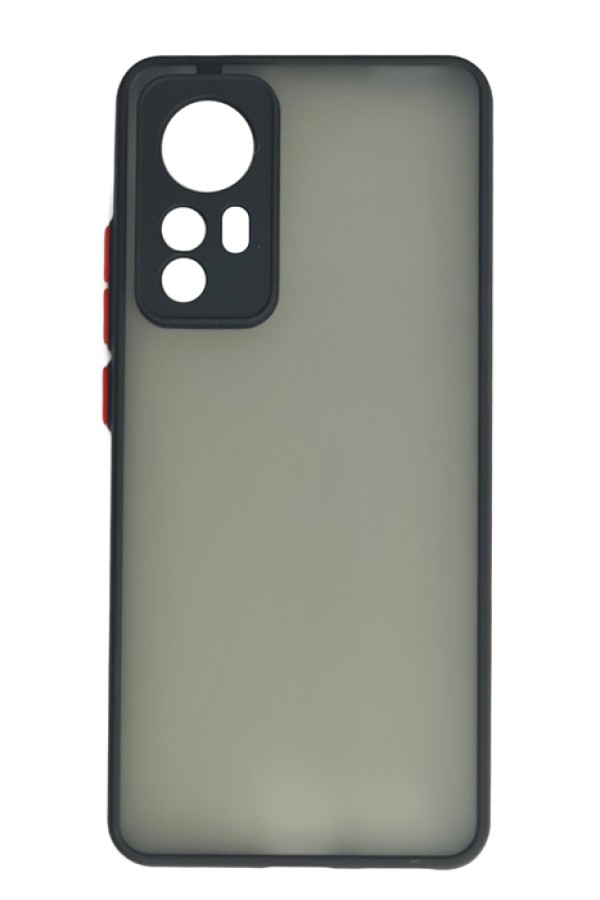 POWERTECH Θήκη Color Button MOB-1758 για Xiaomi 12/12X, μαύρη
