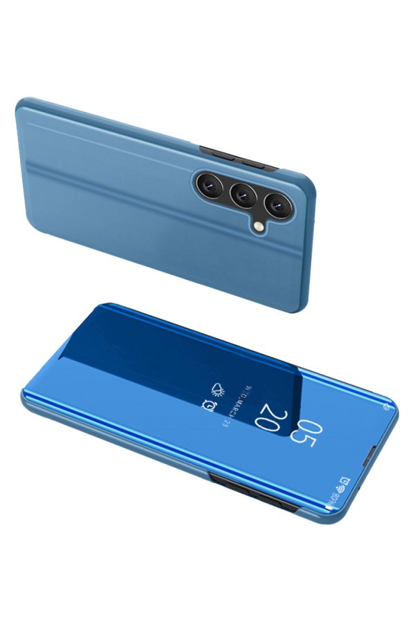 POWERTECH θήκη Clear view MOB-1862 για Samsung Galaxy A24, μπλε