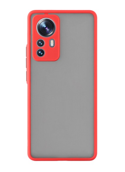 POWERTECH Θήκη Color Button MOB-1873 για Xiaomi 12/12X, κόκκινη