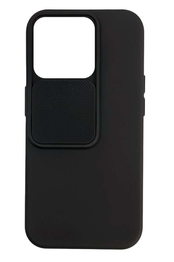 POWERTECH Θήκη Camshield Soft MOB-1884 για iPhone 15 Pro, μαύρη