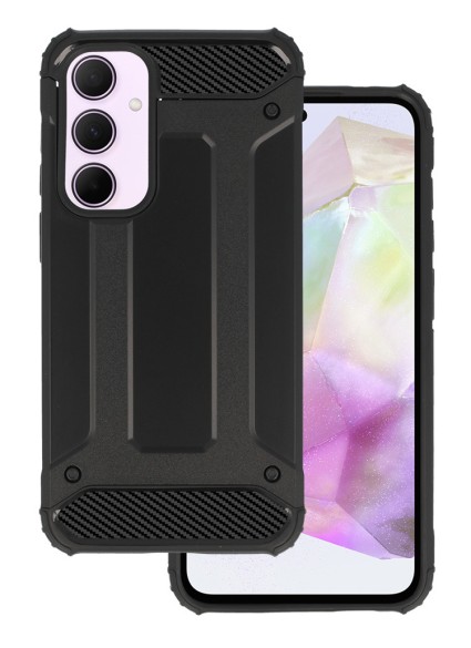 POWERTECH θήκη Armor Carbon MOB-1964 για Samsung Galaxy A55 5G, μαύρη