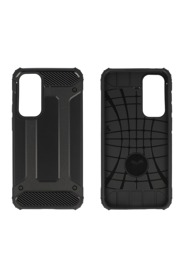 POWERTECH θήκη Armor Carbon MOB-1964 για Samsung Galaxy A55 5G, μαύρη