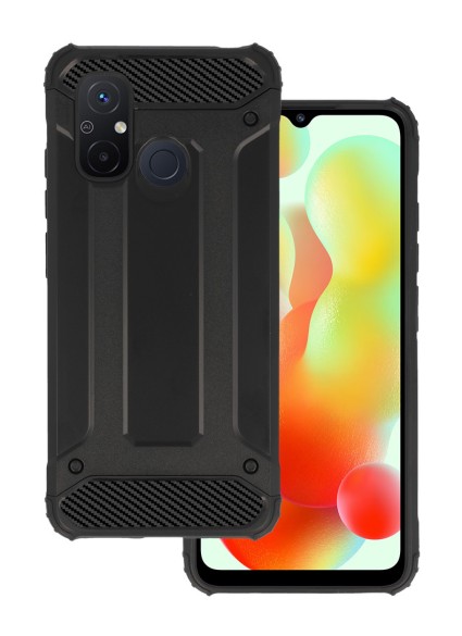 POWERTECH θήκη Armor Carbon MOB-1966 για Xiaomi Redmi 12C/11A, μαύρη