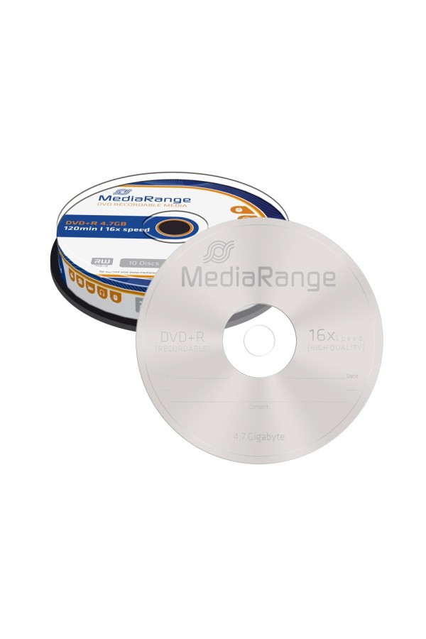 MediaRange DVD+R 120' 4.7GB 16x Cake Box x 10 (MR453)