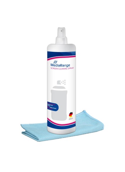 MediaRange Screen Cleaning Spray With microfibre cloth 250 ml (MR721)