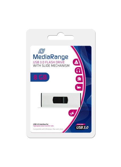 MediaRange USB 3.0 Flash Drive 8GB (MR914)