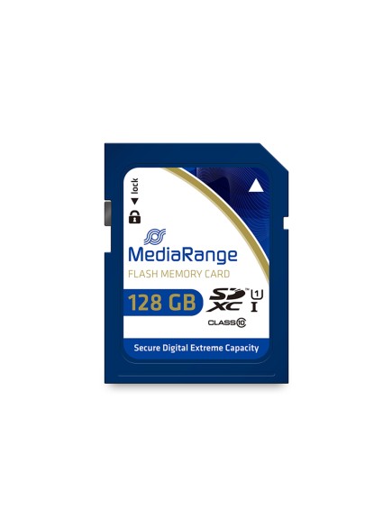 MediaRange SDXC memory card, UHS-1 | Class 10, 128GB