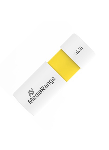 MediaRange USB 2.0 Flash Drive Color Edition 16GB (Yellow) (MR972)