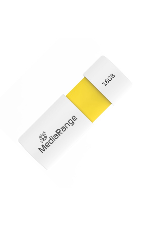 MediaRange USB 2.0 Flash Drive Color Edition 16GB (Yellow) (MR972)