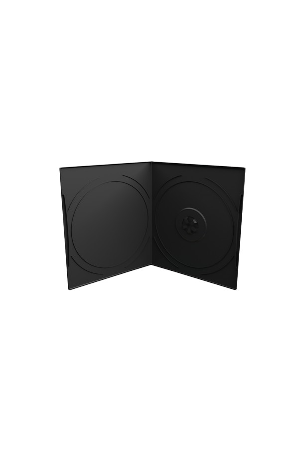 MediaRange DVD Case for 1 disc, 7mm, pocket sized, Black (MRBOX10)