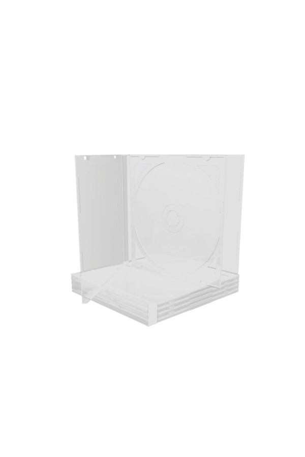 MediaRange CD Jewelcase for 2 discs 10.4mm Transparent tray (MRBOX23-T)