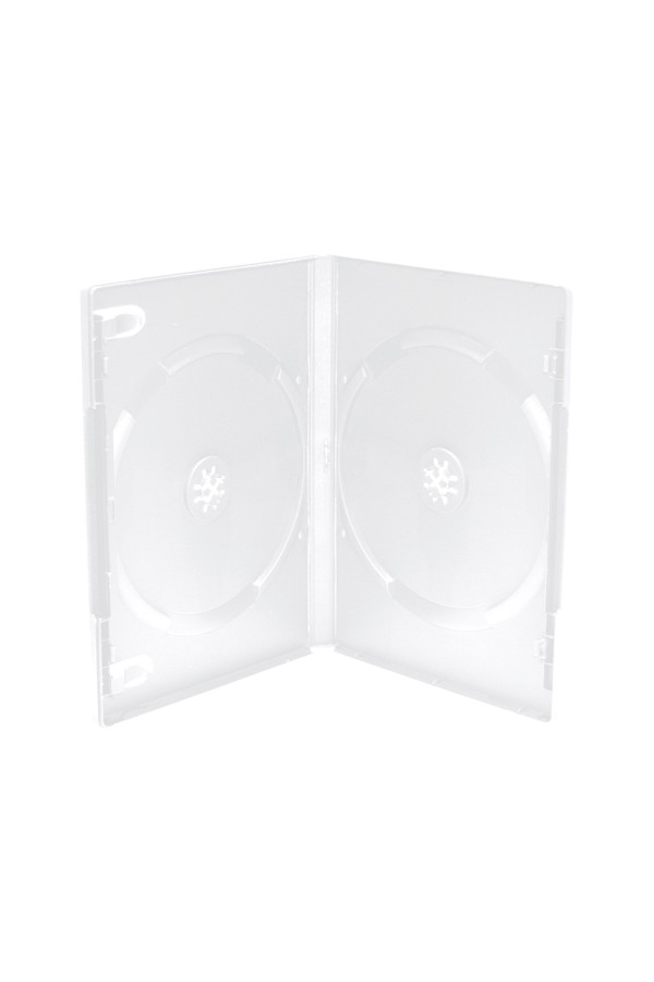 MediaRange DVD Case  for 2 Discs 14mm machine packing grade Frosted/Transparent (MRBOX26-M)