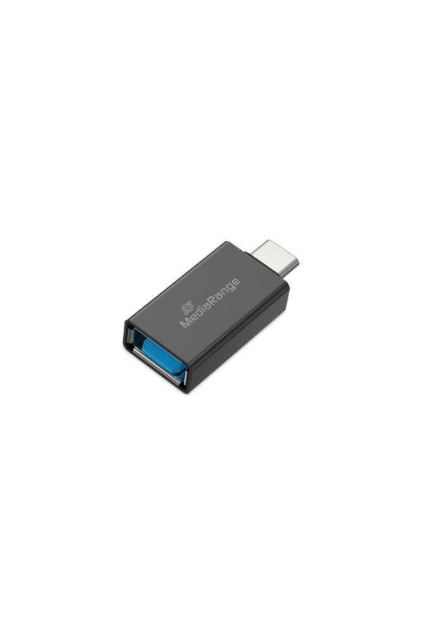 MediaRange USB-A to USB Type-C Adapter Black (MRCS216)