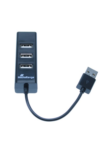 MediaRange Usb Hub 4-Port Usb 2.0 (Black) (MRCS502)