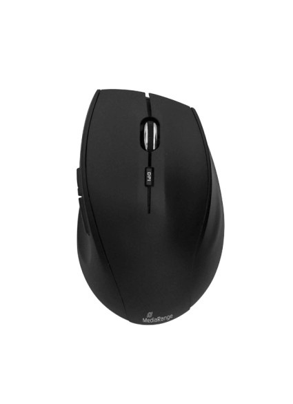 MediaRange Optical Mouse Highline Series (Black, Wireless) (MROS208)