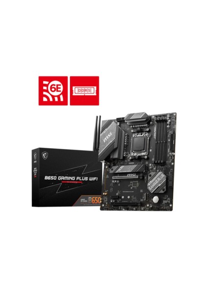 MSI B650 Gaming Plus WiFi Motherboard ATX με AMD AM5 Socket (7E26-001R) (MSI7E26-001R)