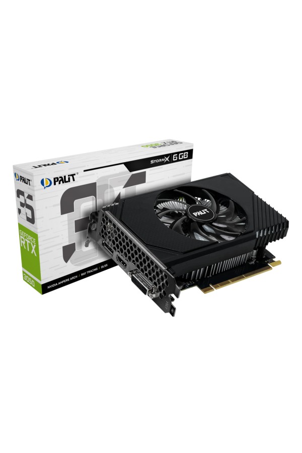 PALIT VGA GeForce RTX 3050 StormX NE63050018JE-1070F, 6GB GDDR6, 96bit