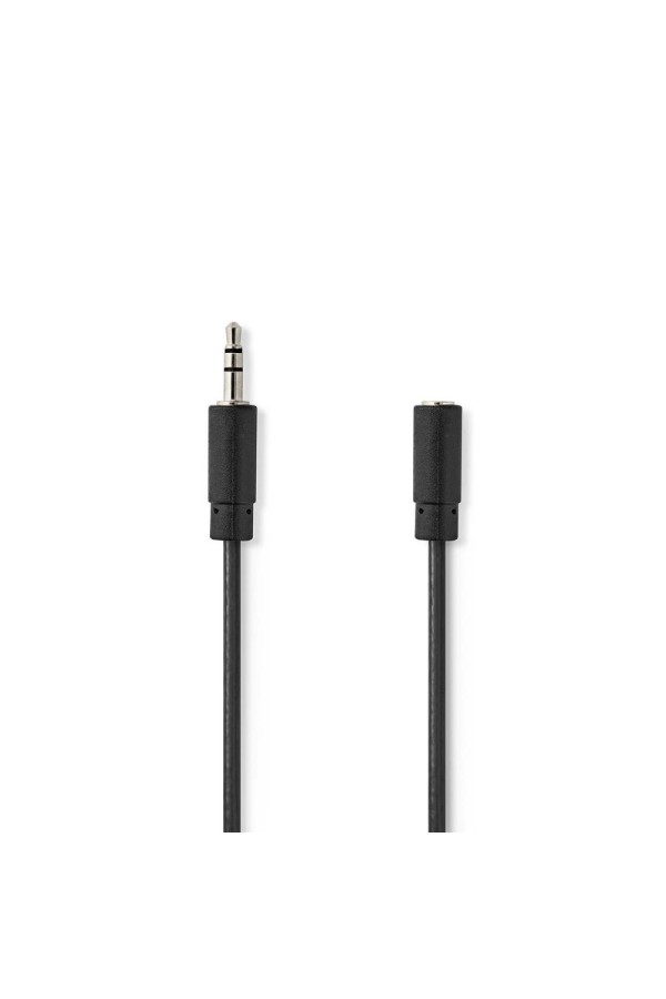 Nedis Audio extension cable 1x Jack 3.5mm female/1x Jack 3.5mm male 3m (CAGB22050BK30) (NEDCAGB22050BK30)