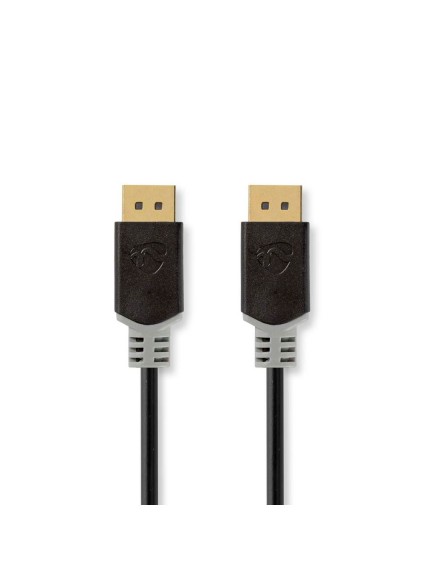 Nedis Cable DisplayPort male - DisplayPort male 2m Μαύρο (CCBW37014AT20) (NEDCCBW37014AT20)