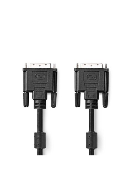 Nedis Cable DVI-D male - DVI-D male 2m (CCGB32000BK20) (NEDCCGB32000BK20)