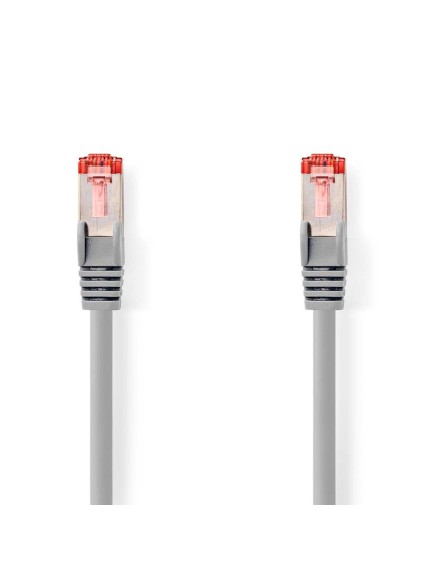 Nedis Καλώδιο CAT6 RJ45 Male to RJ45 Male 0.25m Grey (CCGL85221GY025) (NEDCCGL85221GY025)