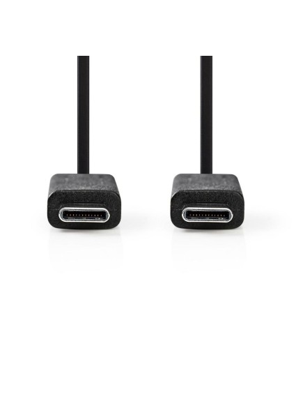 Nedis Regular USB 3.1 Cable USB-C male - USB-C male Black 1m (CCGT64750BK10) (NEDCCGT64750BK10)