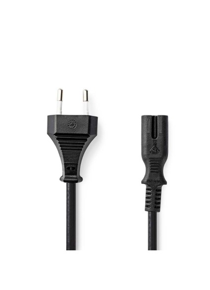 Nedis Euro - IEC C7 Cable 5m Μαύρο (CEGL11040BK50) (NEDCEGL11040BK50)