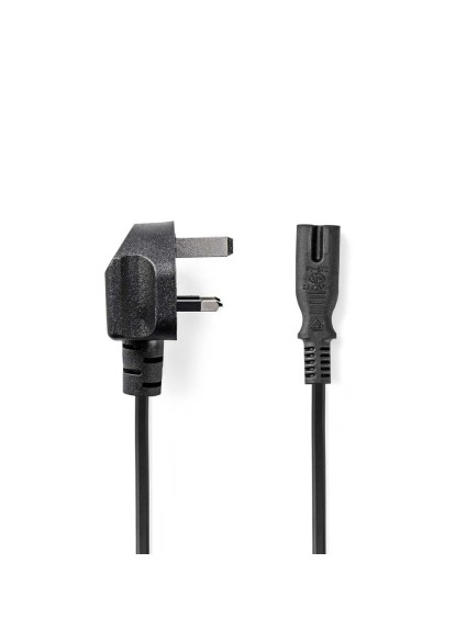 Nedis UK Power Cable (CEGL11140BK20) (NEDCEGL11140BK20)