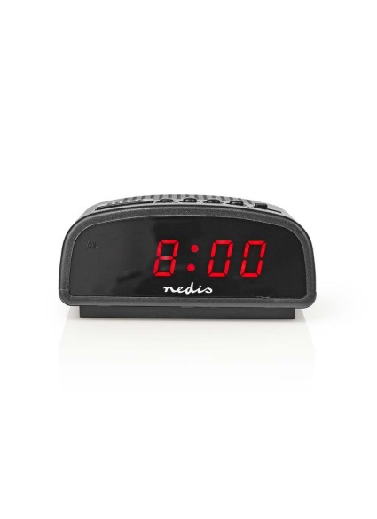 Nedis Ψηφιακό Ρολόι Επιτραπέζιο με Ξυπνητήρι (CLDK008BK) (NEDCLDK008BK)