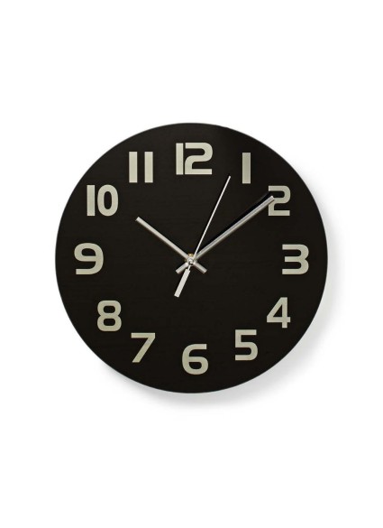 Nedis Ρολόι Τοίχου Πλαστικό 30cm (CLWA006GL30BK) (NEDCLWA006GL30BK)
