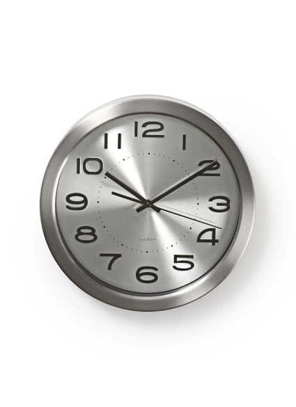 Nedis Ρολόι Τοίχου Μεταλλικό 30cm (CLWA010MT30SR) (NEDCLWA010MT30SR)