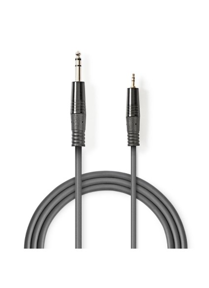 Nedis Cable 6.3mm male - 3.5mm male 3m (COTH23205GY30) (NEDCOTH23205GY30)