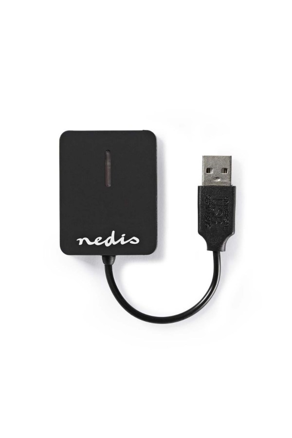 Nedis Card Reader USB 2.0 για SD/microSD/MemoryStick (CRDRU2300BK) (NEDCRDRU2300BK)